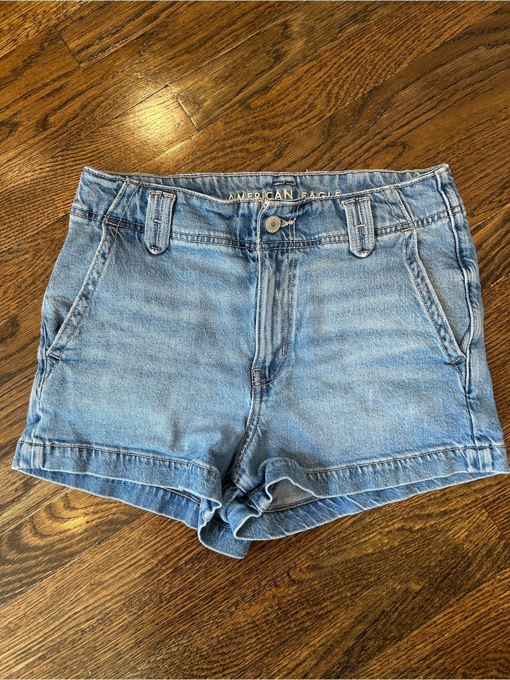 American Eagle Outfitters Light Wash Denim Shorts